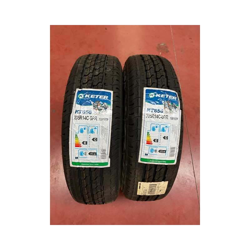 Neumáticos, 205/80R14, 109/107R,KT656, Keter