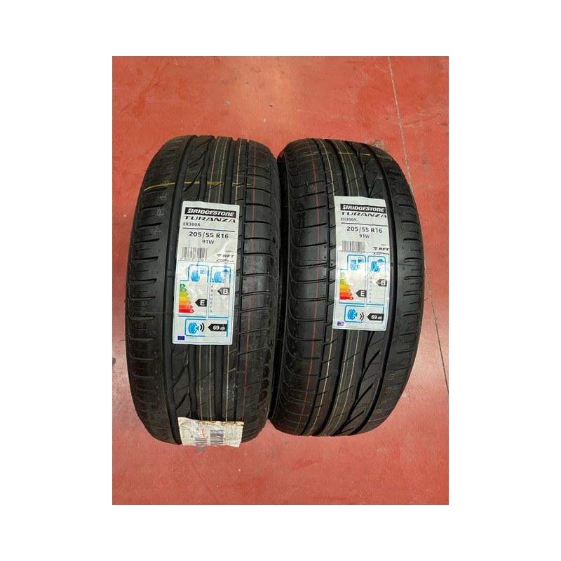 Neumáticos,205/55R16, 91W Turanza Er300 Rft, Bridgestone