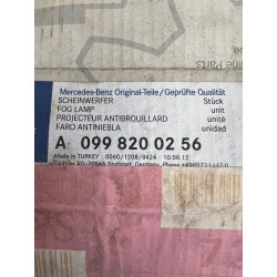 A0998200256,Antiniebla Delantero Derecho - Mercedes Clase A