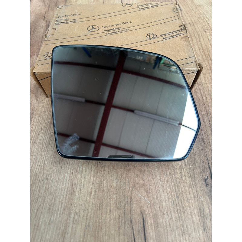 A1648107819,Cristal + soporte retrovisor derecho térmico gran ángulo