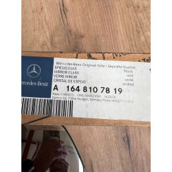 A1648107819,Cristal + soporte retrovisor derecho térmico gran ángulo