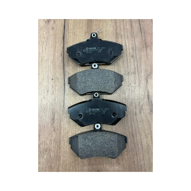 Juego De 4 Pastillas De Freno Galfer,Delanteras,Seat,Vw