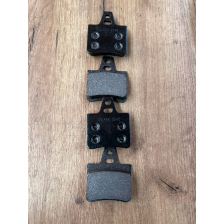 Juego De 4 Pastillas De Freno Galfer,Traseras,Citroen